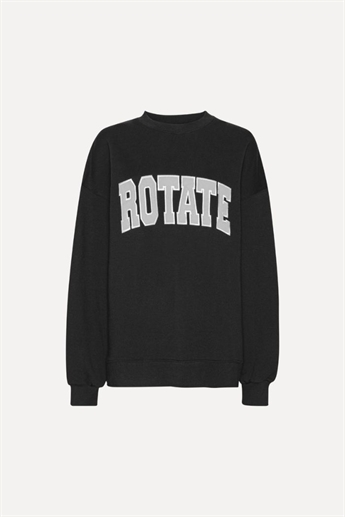 Rotate, Heavy sweat crewneck, Black